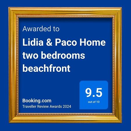 Lidia & Paco Home Two Bedrooms Beachfront Playa Del Aguila  Kültér fotó