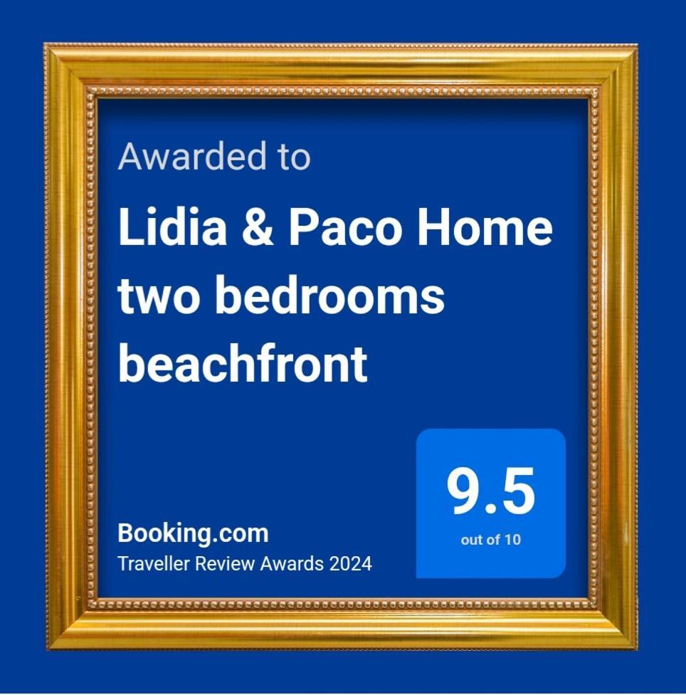 Lidia & Paco Home Two Bedrooms Beachfront Playa Del Aguila  Kültér fotó
